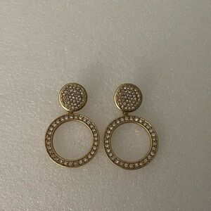 Gold glam earrings